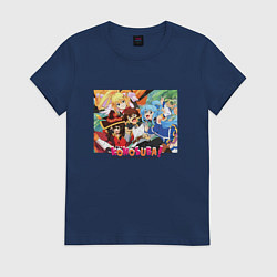 Женская футболка Konosuba together