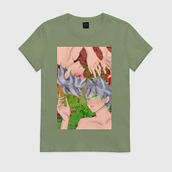 Женская футболка Кицуне близнецы