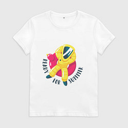 Женская футболка Космическое лето