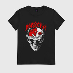 Футболка хлопковая женская Berserk - red, цвет: черный