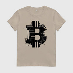 Женская футболка Urban биткоин