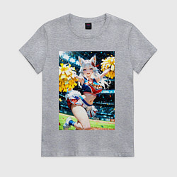 Женская футболка Жаркая поддержка от лисицы