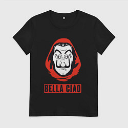 Женская футболка Bella ciao mask