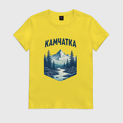 Женская футболка Природа Камчатки