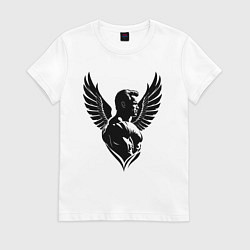 Женская футболка Арнольд Шварценеггер с крыльями