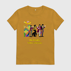 Женская футболка The Beatles flowers