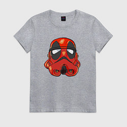 Женская футболка Deadpool trooper
