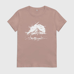 Женская футболка Гора и минареты