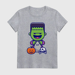 Женская футболка Забавный Франкенштейн