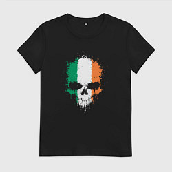 Женская футболка Череп - Ирландия