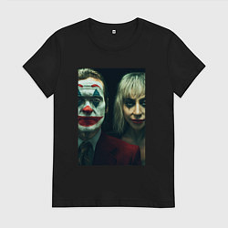 Женская футболка Джокер и Харли Квинн