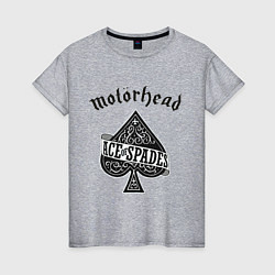 Женская футболка Motorhead: Ace of spades