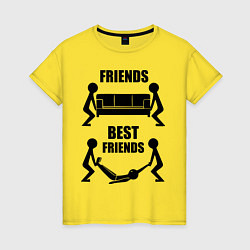 Женская футболка Best friends