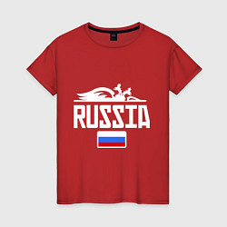 Женская футболка Russia