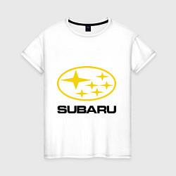 Женская футболка Subaru Logo