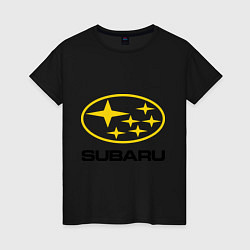 Женская футболка Subaru Logo