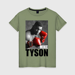 Женская футболка Mike Tyson