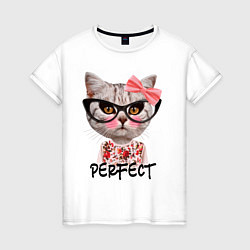 Женская футболка Perfect Kitty