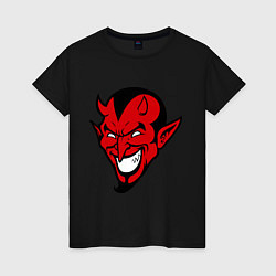 Женская футболка Злобный демон