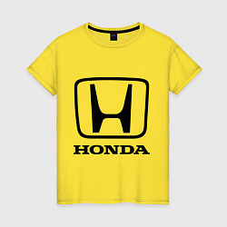 Женская футболка Honda logo