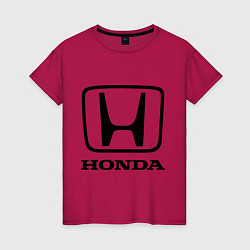 Женская футболка Honda logo