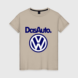 Женская футболка Volkswagen Das Auto