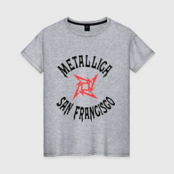 Женская футболка Metallica: San Francisco