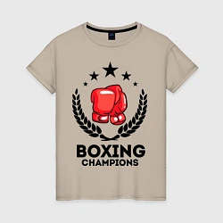 Женская футболка Boxing Champions