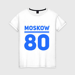 Женская футболка Moskow 80