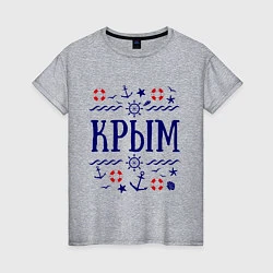 Женская футболка Крым