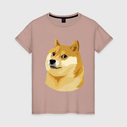 Женская футболка Doge