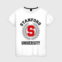 Женская футболка Stanford University