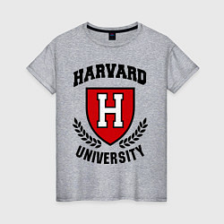 Женская футболка Harvard University