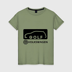 Женская футболка Фольцваген гольф