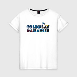 Женская футболка Coldplay Paradise