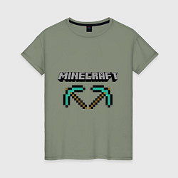 Женская футболка Minecraft Hero