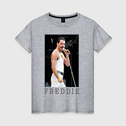 Женская футболка Queen: Freddie