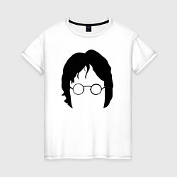 Женская футболка John Lennon: Minimalism