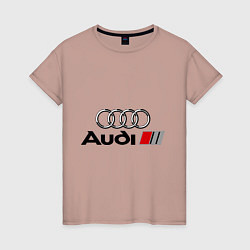 Женская футболка Audi