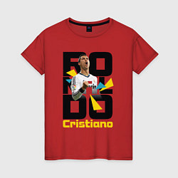 Женская футболка Ronaldo Funs