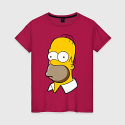 Женская футболка Sad Homer
