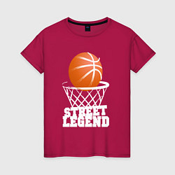 Женская футболка Баскетбол