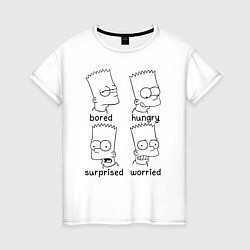 Женская футболка Bart Emotions