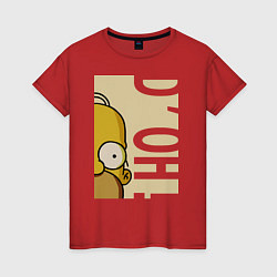 Женская футболка Homer Doh!