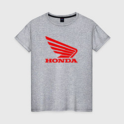 Женская футболка Honda Red