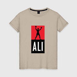 Женская футболка Ali by boxcluber