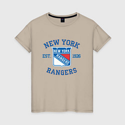 Женская футболка New York Rengers