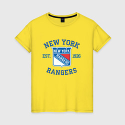 Женская футболка New York Rengers