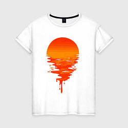Женская футболка Sunset