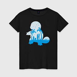 Женская футболка Squirtle Shadow